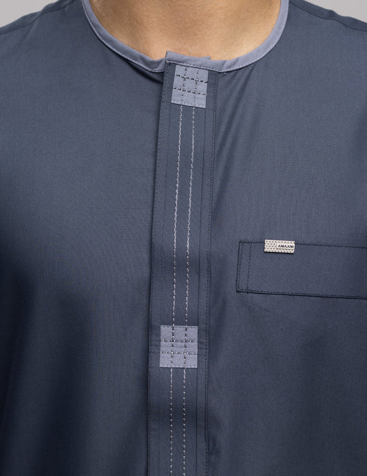 Amaani Dune Kids Thobe(Grey)