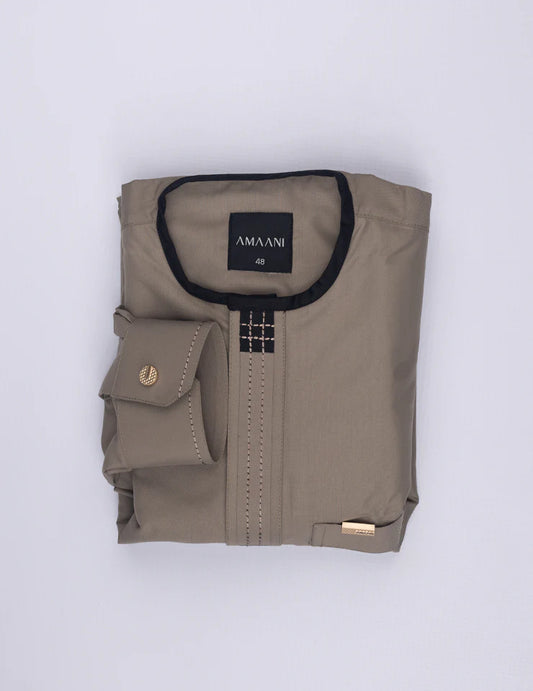 Amaani Dune Kids Thobe(Beige)