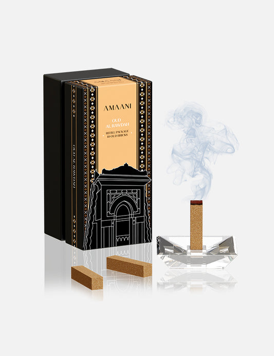 Amaani Oud Bricks Refills - Oud Al Rawdah