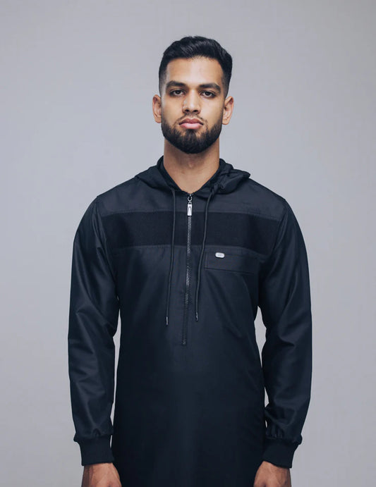 Amaani Drift Kids Thobe(Black)