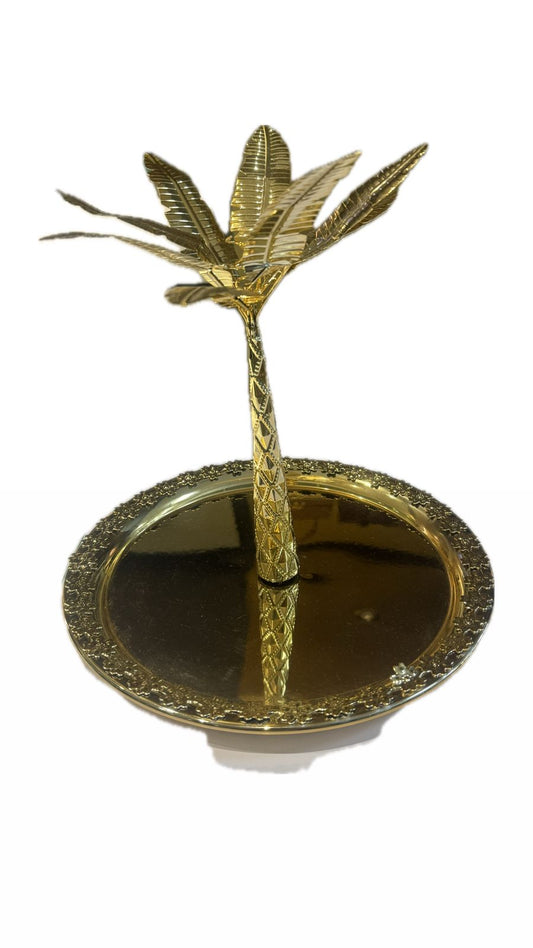 Gold Metal Cake Stand (XKD499)