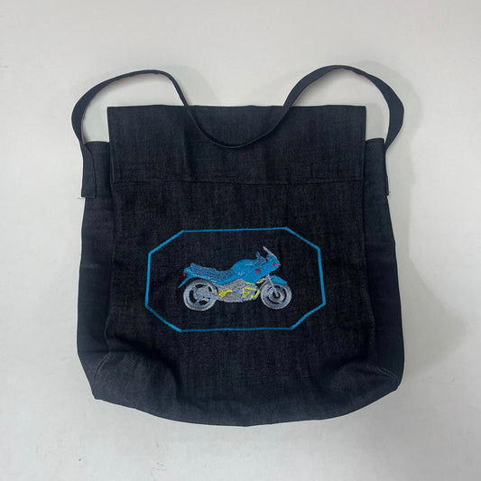 Denim Juzdaan Velcro No Pocket Large