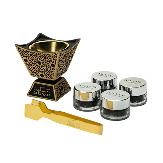 Sakinah Bakhoor Burner Gift Set (Qasr)