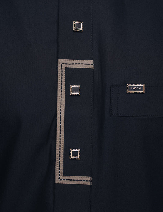 Amaani Elegance Thobe(Black)
