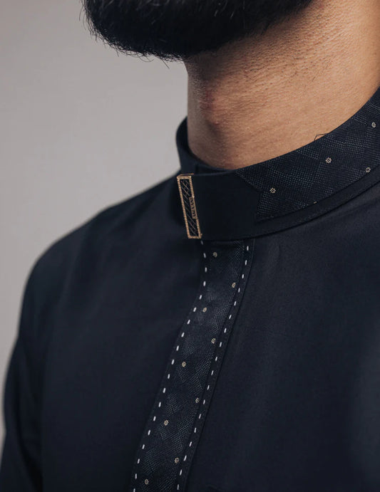 Amaani Onyx Thobe(Black)