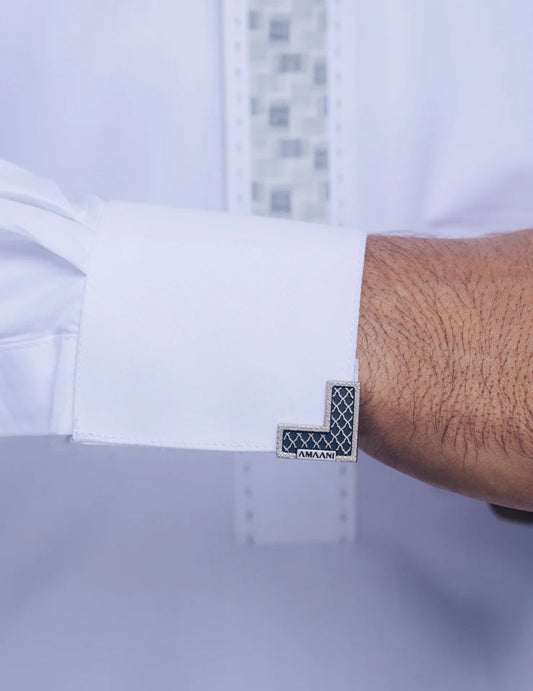 Amaani Onyx Thobe(White)