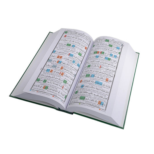 Holy Quraan with English Translation & Colour Coded Tajweed Rules