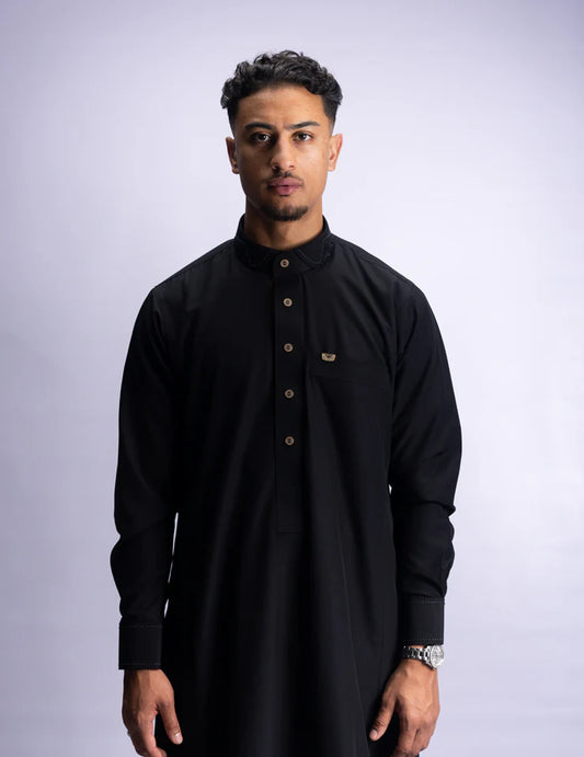 Amaani Spade Thobe(Black)