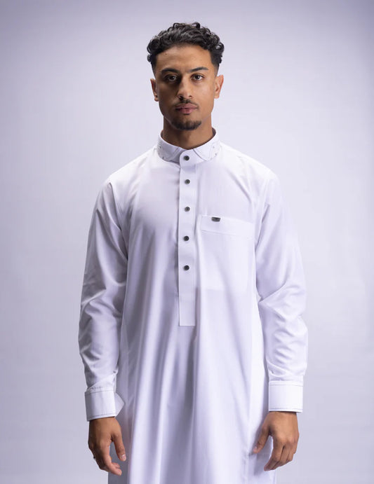 Amaani Spade Thobe(White)