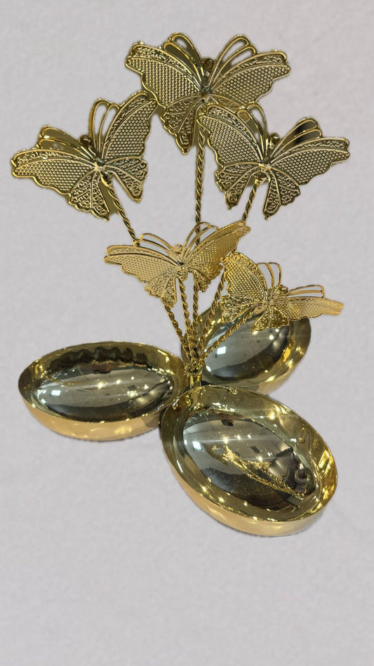 Gold Metal Tray (XKD393)