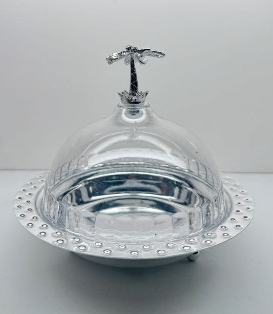 Metal Cake Tray W/Dome (XKD436)