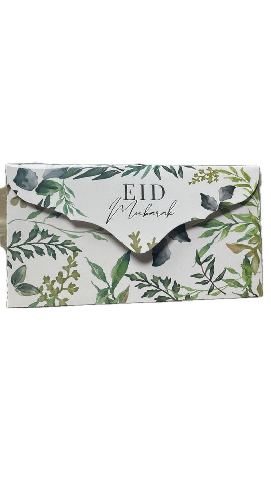 EID MUBARAK ENVELOPES FLORAL 10 PCK