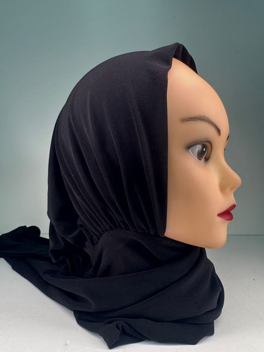 Short Burqah With Neck Button
