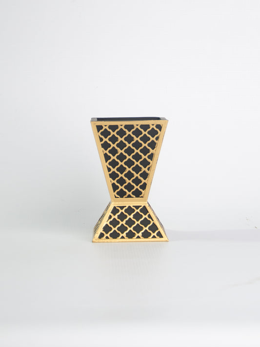 Bakhoor Burner Fancy Black & Gold OB9470